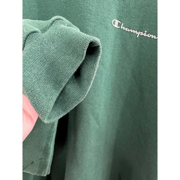 Awesome Vintage 90's Dark Green Champion Crewneck - Picture 8 of 11